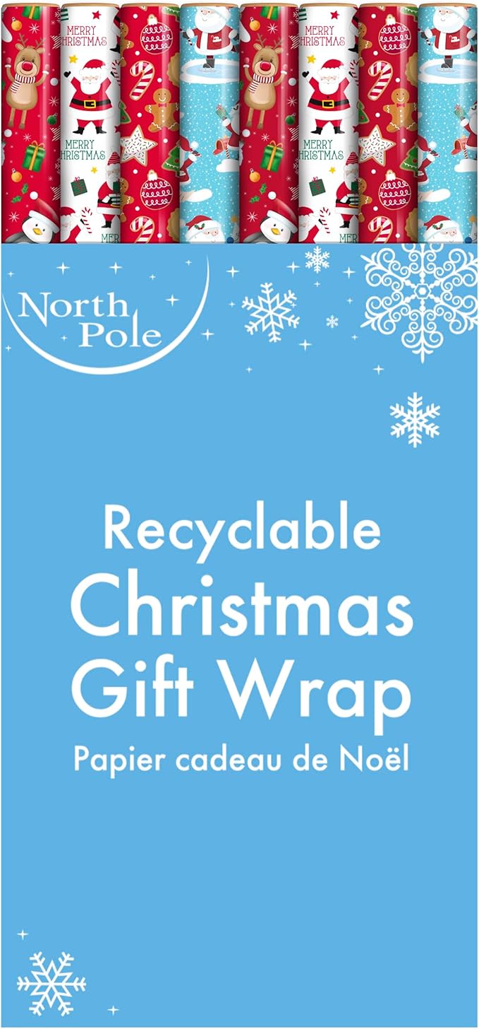Christmas Wrapping Paper 7m x 8 Rolls (X-36455-GWC_1) - Image 2