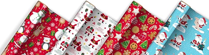 Christmas Wrapping Paper 7m x 8 Rolls (X-36455-GWC_1) - Image 3