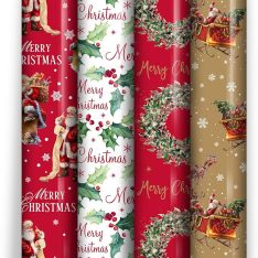 Christmas Wrapping Paper 4m x 8 Rolls (X-36452-GWC_1)