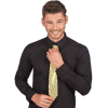 Gold Tie with Elastic Band Spangles Sequins