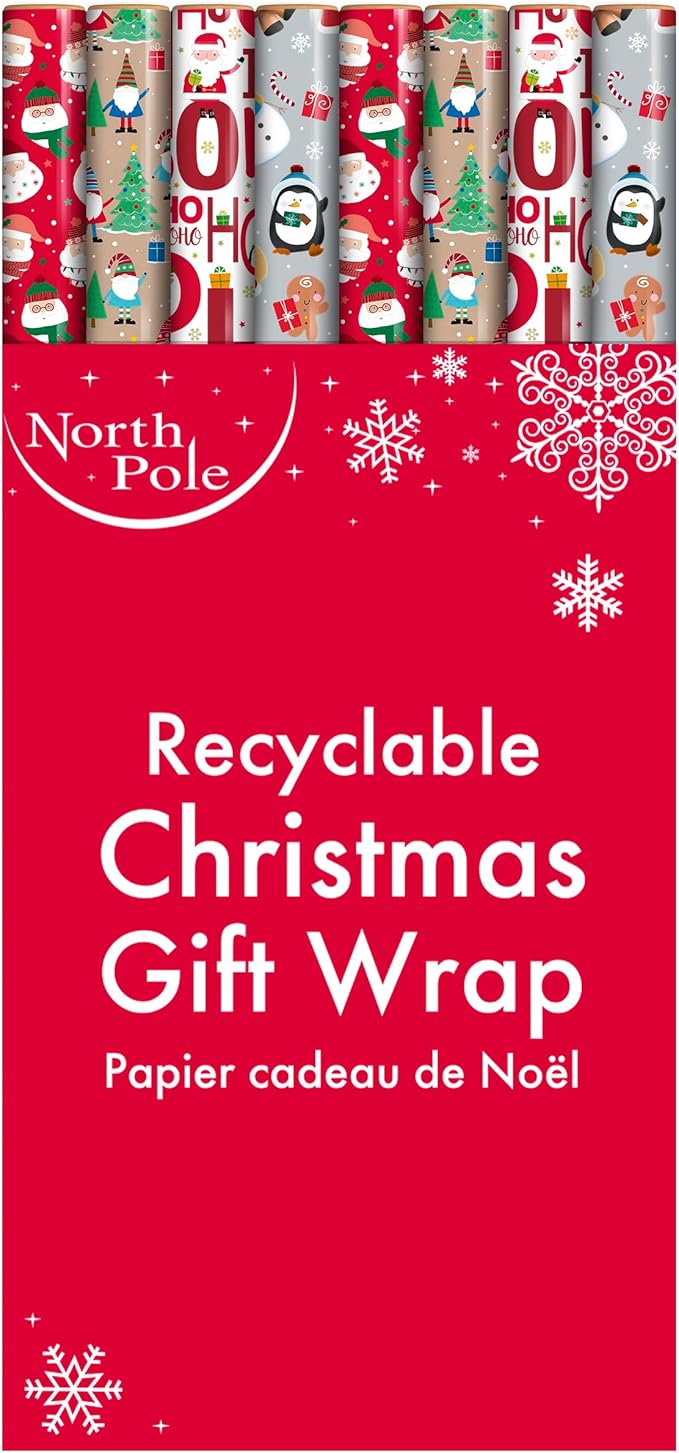Christmas Wrapping Paper 4m x 8 Rolls (X-36443-GWC_1) - Image 2