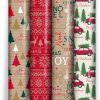 Christmas Wrapping Paper 4m x 4 Rolls (X-36449-GWC_1)