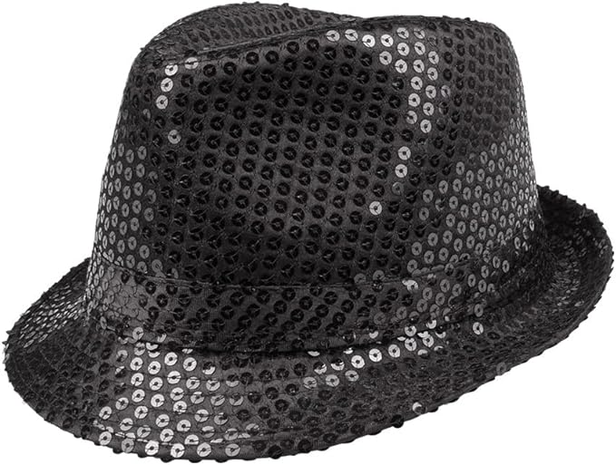 Hat Popstar Sequins Black