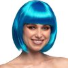 Cabaret Blue Straight Bob Wig