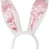 Women's Tiara Bunny Ears Fluff White