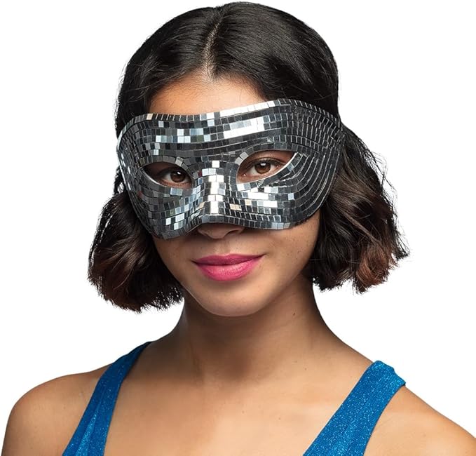 Disco Eye Mask Silver - Image 4