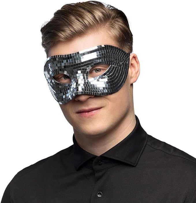 Disco Eye Mask Silver - Image 2