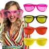 Jumbo party glasses 4 ass. Colours