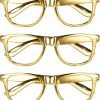 Gold Party Glasses set 3