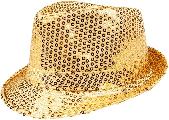 Hat Popstar Sequins Gold
