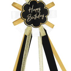 Rosette 'Happy birthday'