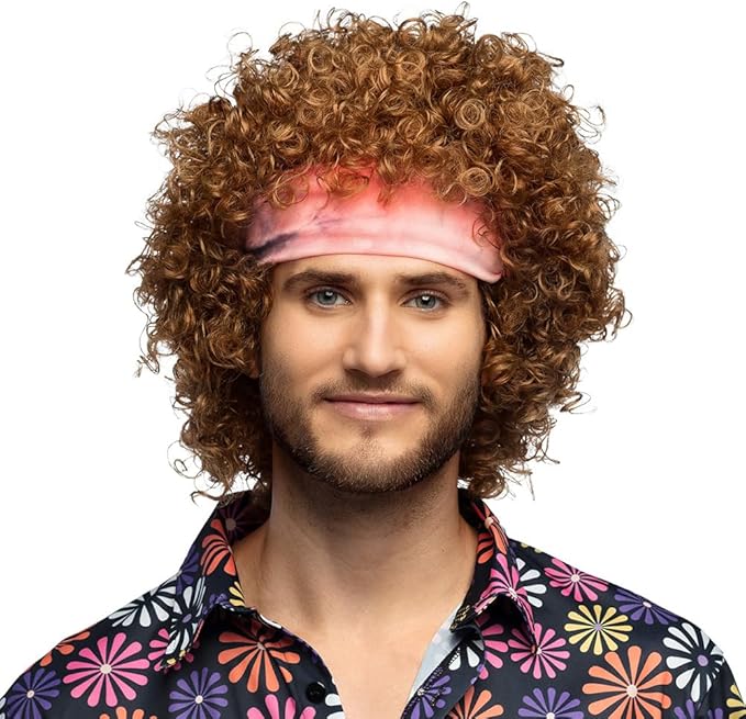 Hippie Groove Wig with Headband