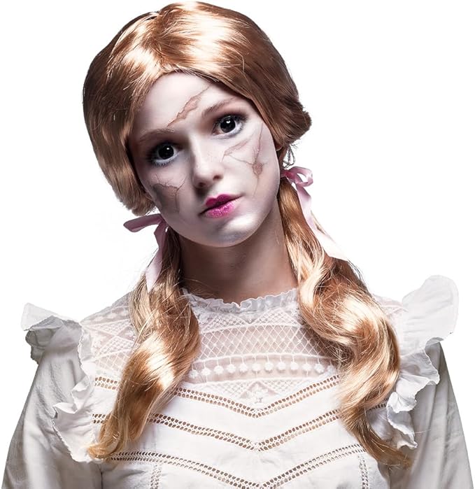 School Girl Long Blonde Hair Wig - Image 4
