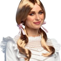 School Girl Long Blonde Hair Wig