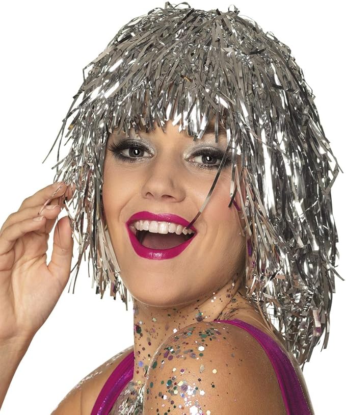 Silver Metallic Wig