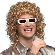 Singer Wig with Glasses