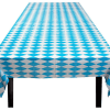 Blue and White Bavarian Tablecloth for Beer Party