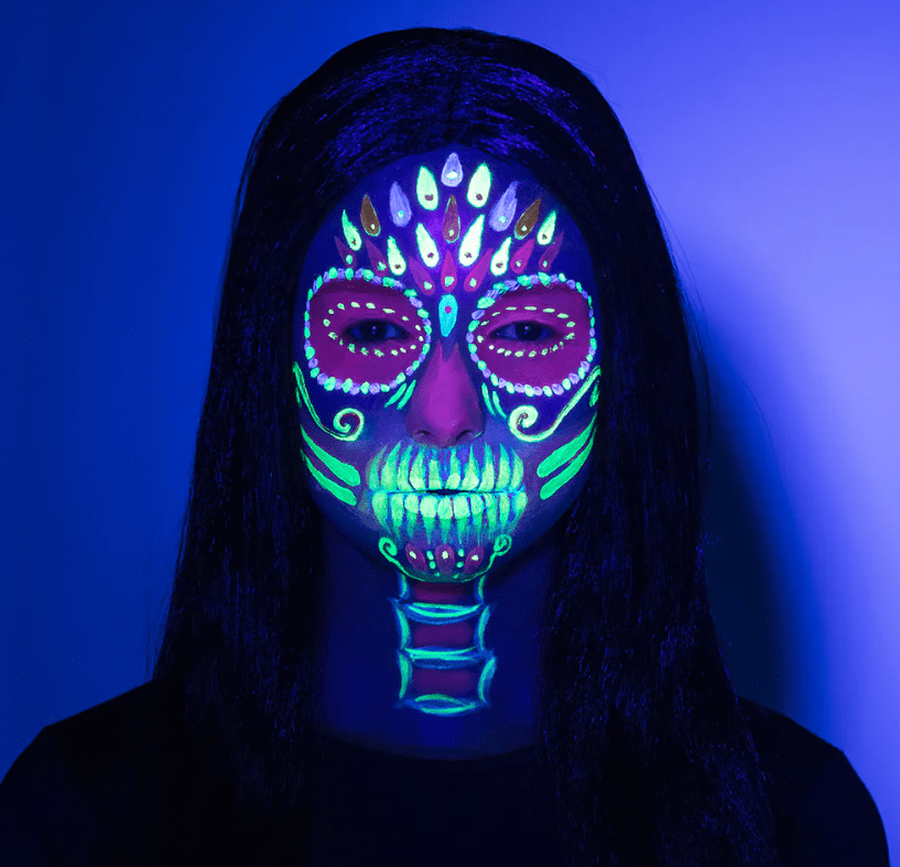 Set face paint Bright skull UV - Image 2