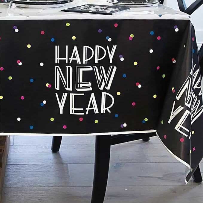 New Year Neon Dots Table cover - Image 3
