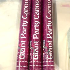 40cm Confetti Shooter Holographic Party Poppers