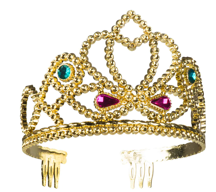 Set 6 Diadem Diana gold Princess Crown - Image 7