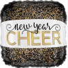 New Year Party Square Foil balloon