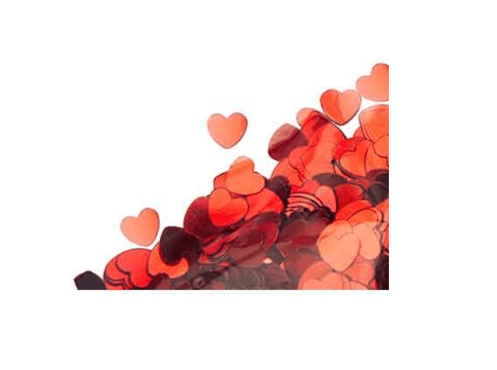 20g Heart Shaped Confetti - Image 2