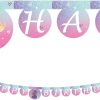 Barbie Multi Color with Pink FSC Paper Banner Garland
