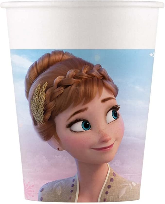 8PK Frozen II Paper Cups 200ml