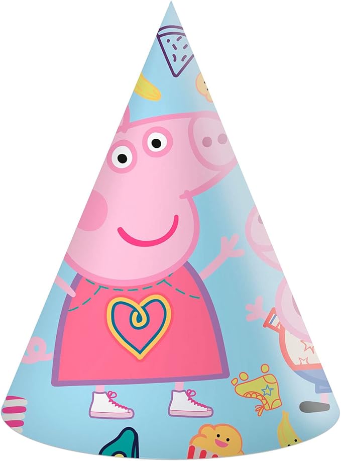 Peppa Pig Party Hats – Pack of 6