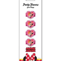Celebrate with Minnie! Buy 1 Get 1 FREE 🛑 on Minnie Mouse Party Gem Rings 4pk