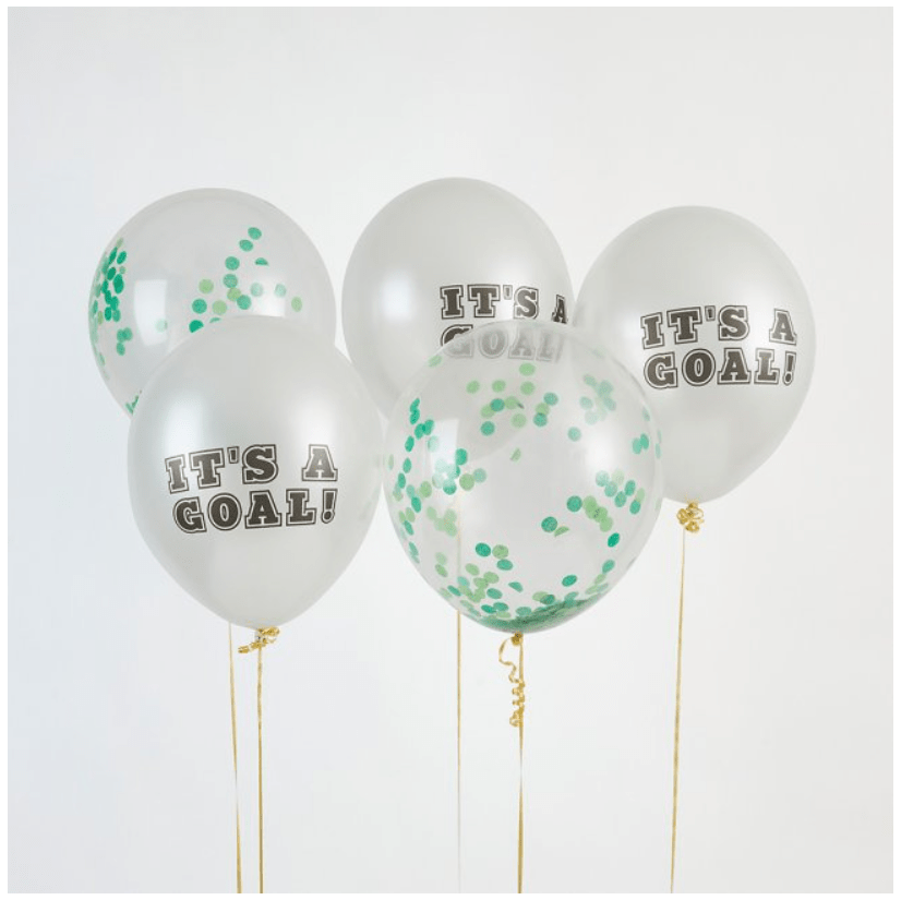 Football ‘It’s A Goal!’ 12″ Latex Balloons – Pack of 5