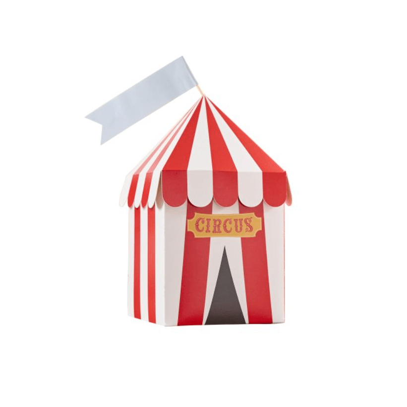 Circus Customisable Party Boxes - Pack of 4