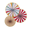 Circus Fan Decorations - Pack of 3