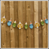 Party Dinosaur Card Garland 4m