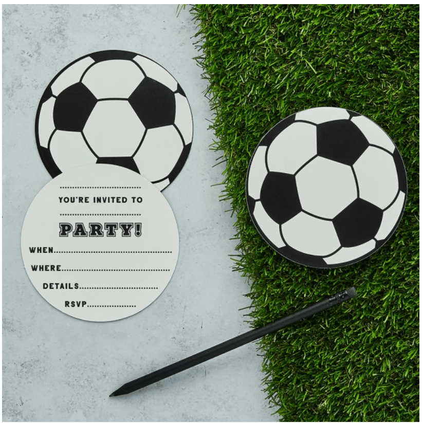 Football Party Invitations – Pack of 10