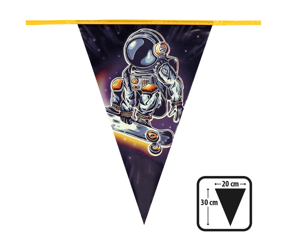 Space Travel Astronaut Garland Birthday Party Decoration Set