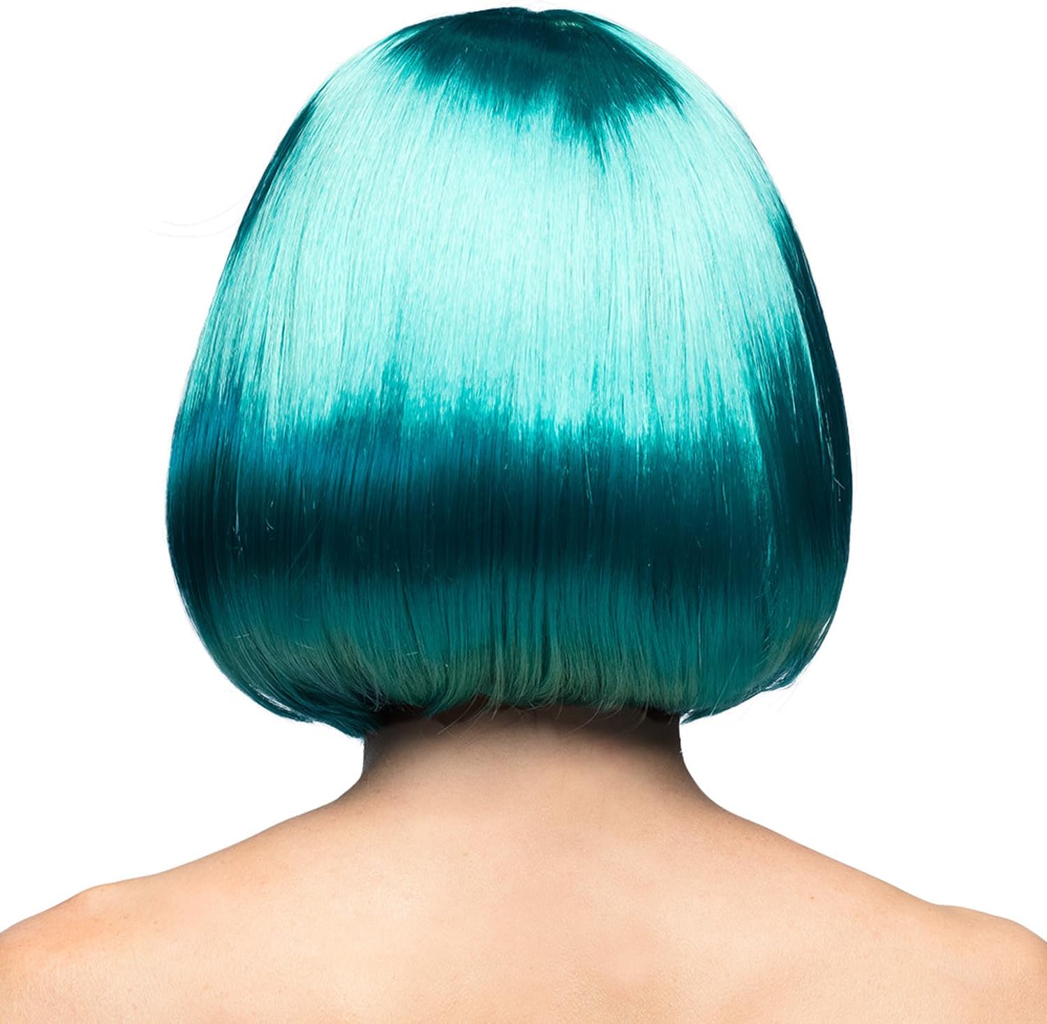 Cabaret Straight Bob Wig Turquoise - Image 3