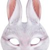 Animal Half Mask with Elastic Strap - Bunny