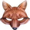 Animal Half Mask with Elastic Strap - Fox