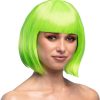 Cabaret Straight Bob Wig Green