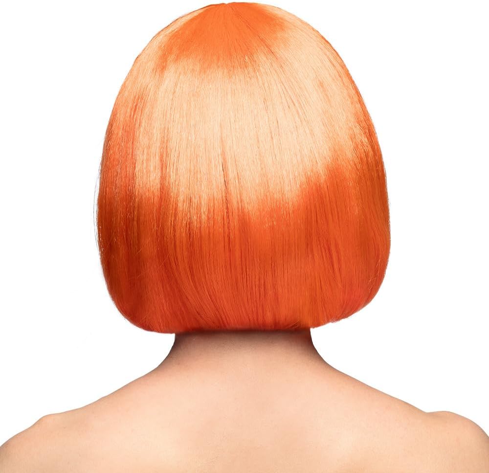 Cabaret Straight Bob Wig Orange - Image 3