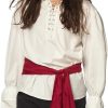Pirate Set, Headband and Sash, Bordeaux, for Adults, Headscarf, Belt