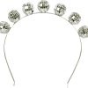 Disco Ball Tiara, Silver, Disco Headband