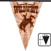 Wild West Plastic Pennant Bunting 6m