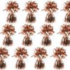 12 x Rose Gold Helium Latex Balloon Weight with Ribbon Roll