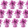 12 x Pink Helium Latex Balloon Weight with Ribbon Roll