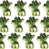 12 x  Lime Green Helium Latex Balloon Weight with Ribbon Roll