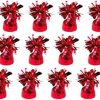 24 x Red Helium Latex Balloon Weight with Ribbon Roll