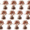 24 x Rose Gold Helium Latex Balloon Weight with Ribbon Roll